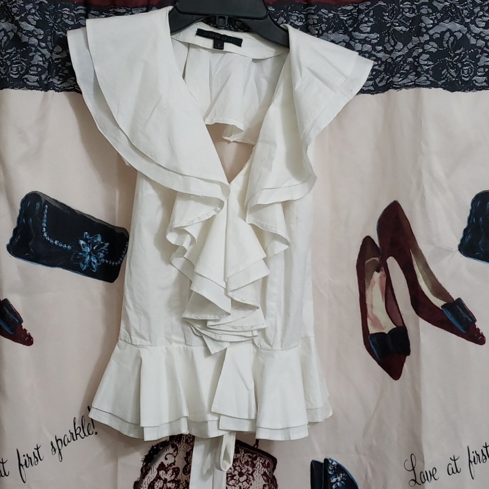 Blaque Label backless peplum top